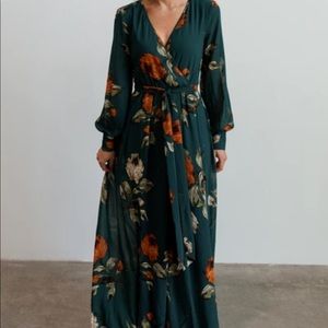 Baltic Born Winter Hunter Green Dress Small